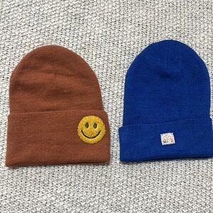 Toddler beanies set of 2